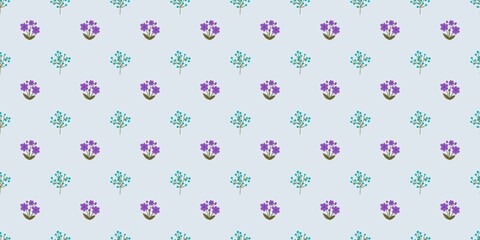 Seamless watercolour and unique floral pattern background for covers, notes, banner. Soft backgrounds colour. Watercolour art work. Flower stalk. Colourful flower.