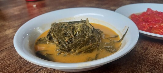 various kinds of traditional Minangkabau cuisine