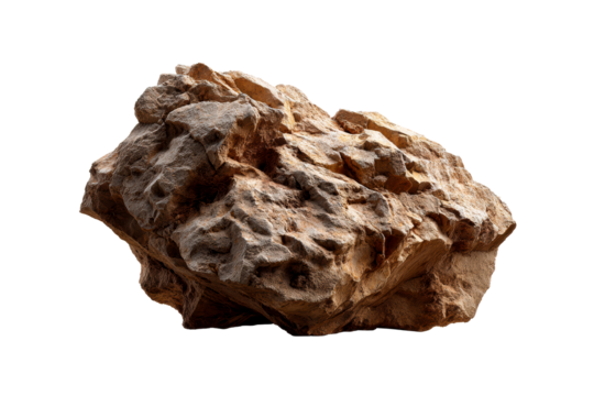 Natural rock formation with texture and earthy tones displayed clearly