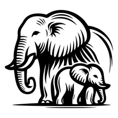 elephant vector illustration