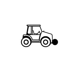 Naklejka premium Road roller icon vector
