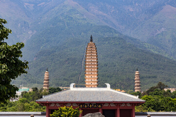 Natural Scenery With Traditional Buildings In Harmonious Rural Landscape Photography