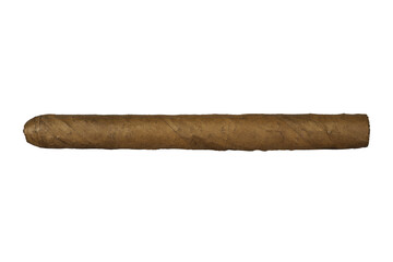 Brown cigar hand made from real tobacco leaves