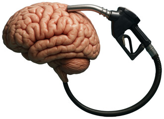 Fueling the Mind A Conceptual Image, transparent background png