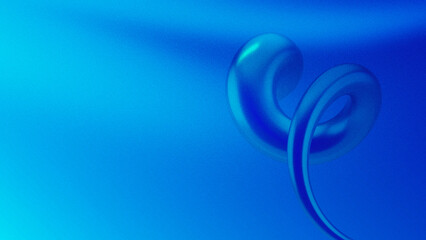 Blue Abstract Shapes Noisy Background