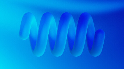 Blue Abstract Shapes Noisy Background
