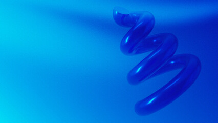 Blue Abstract Shapes Noisy Background