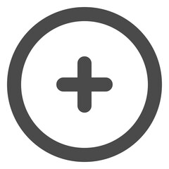 Obraz premium Clean and Modern Icon of Add