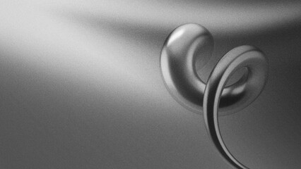 Black and White Abstract Shapes Noisy Background