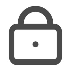 Clean and Modern Icon of Locker Closed