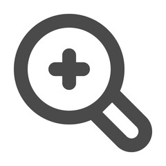 Obraz premium Clean and Modern Icon of magnifying more