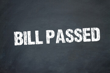 Bill passed	
