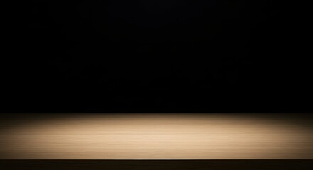 dark room with light