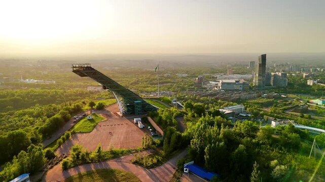 Ski jumping complex in Almaty