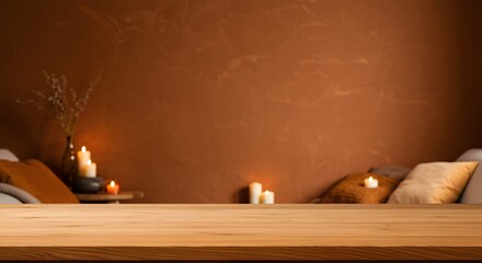 candles on the table