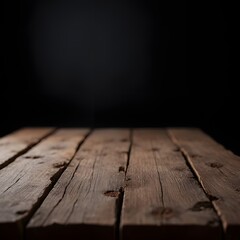 old wooden table
