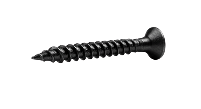 Black drywall screw