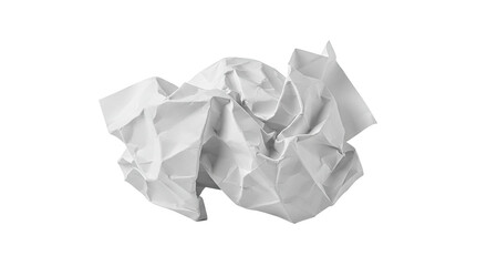 Crumpled White Paper png