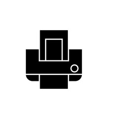 Startup Glyph Icon Printer