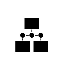 Startup Glyph Icon Chart