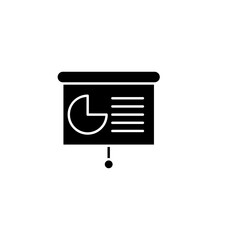 Startup Glyph Icon Presentation