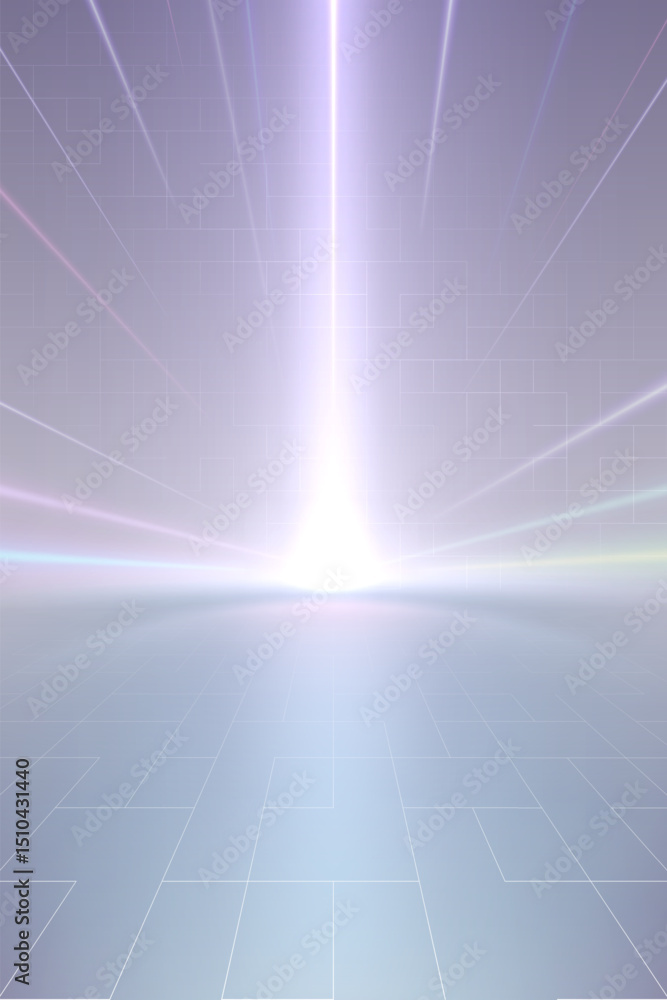 Poster abstract soft light background with rays