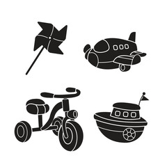 toys silhoutte vector design illustration