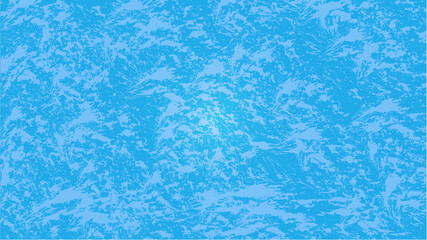 Vibrant Blue Ice Scratch Texture - Abstract Frosted Background