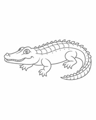 alligators animals coloring pages