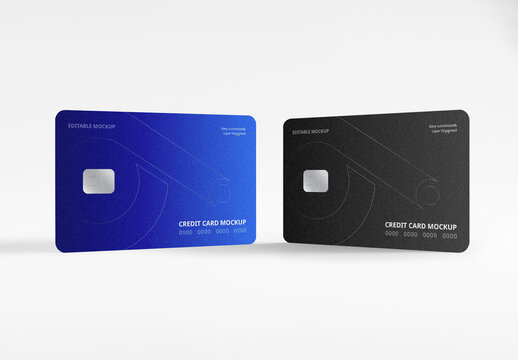 Two Credit Card Mockup