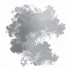 Abstract Grey Smoke Cloud Swirling Pattern Texture
