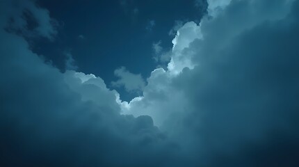 Dramatic sky with clouds, perfect for backgrounds, nature scenes, and atmospheric designs.