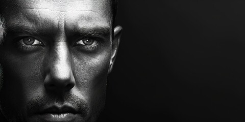 Obraz premium Black business suit isolated with clipping path on white background