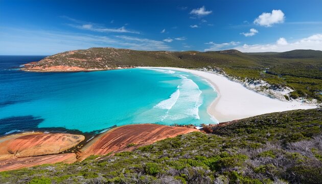 hellfire bay in the cape le grand national park in esperance western australia