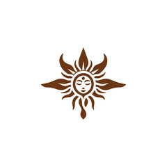 Sun goddess logo