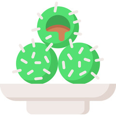Klepon Flat Icon