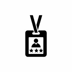 VIP Membership Badge Vector Silhouette Icon Design