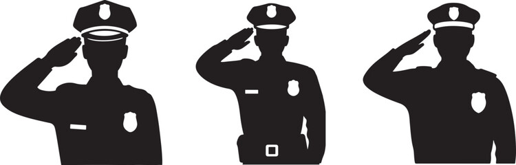 Police Officer Salute icon