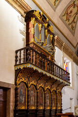 Interior of Machico Parish Church in Machico, Madeira