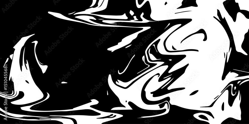 Poster glass abstract background with waves, vibrant reflections. colorful 3d rendering.this soft and sooth