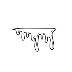 dripping liquid outline