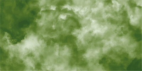 Abstract background of colorful liquid liner. Abstract texture of liquid green and white are light pattern.watercolor art canvas painting with white clouds and stains, blurry smog texture art design.