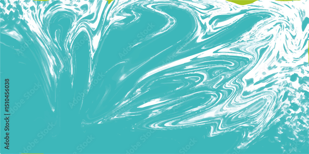 Poster glass abstract background with waves, vibrant reflections. colorful 3d rendering.this soft and sooth