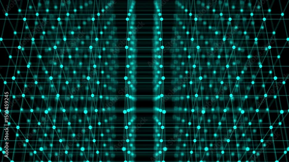 Poster information storage cells. computer generated 3d render