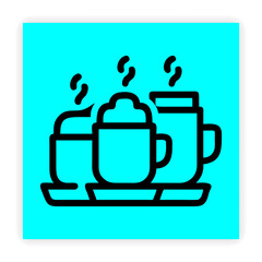 Cute Food and Drink Doodle Elements