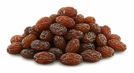 Sweet Brown Raisins Delicious Dried Fruit Snack Healthy Food Ingredient