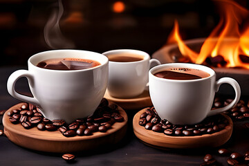 cup of coffee beans