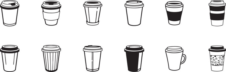 Coffee Cups, Seasonal Takeaway Mug Collection.