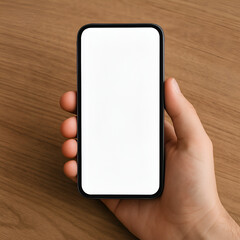 hand holding smart phone