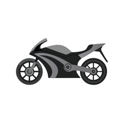 Sleek modern sportbike motorcycle design illustration © MrFahim